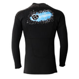 Maxbell 3mm Neoprene Top Wetsuits Long Sleeve Front Zip Jacket Surf Diving Suit S