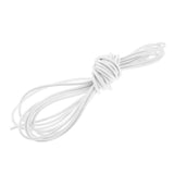 Maxbell 3mm Elastic Round Bungee Rope Shock Cord Tie Down Boats Trailers 5m White