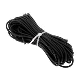 Maxbell 3mm Elastic Round Bungee Rope Shock Cord Tie Down Boats Trailers 10m Black