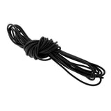 Maxbell 3mm Elastic Round Bungee Rope Shock Cord Tie Down Boats Trailers 5m Black