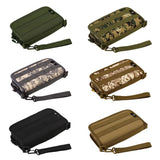 Maxbell Mens Wallet ID Card Passport Hand Bag 6" Mobile Phone Pouch Army Green