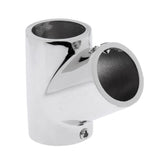 Maxbell Boat Hand Rail Fitting - 60 Degree Tee- 316 Marine Stainless Steel 25mm