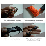 Maxbell Paddle Leash Fishing Rod Safety Cord Tether Hook for Kayak Canoe Boat Orange