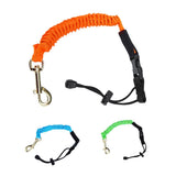 Maxbell Paddle Leash Fishing Rod Safety Cord Tether Hook for Kayak Canoe Boat Orange