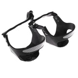 Maxbell Reflective Ice Snow Shoe Boot Grips Crampon Traction Spike Cleats 5 Teeth L