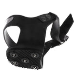 Maxbell Reflective Ice Snow Shoe Boot Grips Crampon Traction Spike Cleats 5 Teeth XL