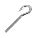 Maxbell Marine 304 Stainless Steel Hook Bolt Eye Screw Threaded Bolt Boat Parts M4