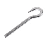 Maxbell Marine 304 Stainless Steel Hook Bolt Eye Screw Threaded Bolt Boat Parts M12