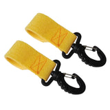 Maxbell 2 Pieces Kayak Paddle Clips Paddle Holder Paddle Keeper No Drilling Yellow