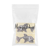 Maxbell 2 Pieces Skeleton Fish Decals Stickers Boat Canoe Kayak Fishing Graphics S