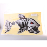 Maxbell 2 Pieces Skeleton Fish Decals Stickers Boat Canoe Kayak Fishing Graphics L