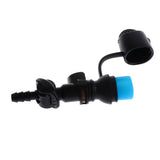 Maxbell Water Bag Hydration Pack Bite Valve Nozzle Bladder Black 11.5x4.5cm Straight
