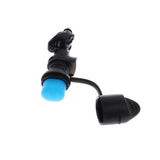 Maxbell Water Bag Hydration Pack Bite Valve Nozzle Bladder Black 11.5x4.5cm Straight