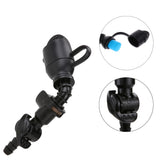 Maxbell Water Bag Hydration Pack Bite Valve Nozzle Bladder Black 7.5x7cm 90 Degree