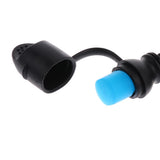 Maxbell Water Bag Hydration Pack Bite Valve Nozzle Bladder Black 7.5x7cm 90 Degree