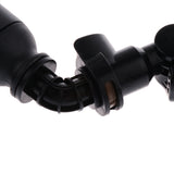 Maxbell Water Bag Hydration Pack Bite Valve Nozzle Bladder Black 7.5x7cm 90 Degree