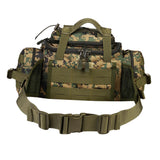 Waterproof Molle Waist Fanny Pack Outdoor Belt Shoulder Bag Digital Camo