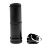 Maxbell Aluminum Alloy Waterproof Capsule Holder Pill Case Bottle Container Black - Aladdin Shoppers