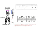 Maxbell Adult Long Snorkeling Swim Fins Flippers with Adjustable Heel L XL Black