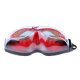 Maxbell Adult Swimming Goggles Glasses Anti Fog UV Protection with Case Red