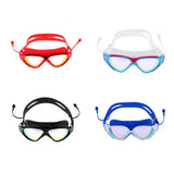 Maxbell Adult Swimming Goggles Glasses Anti Fog UV Protection with Case Pink Blue