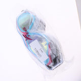 Maxbell Adult Swimming Goggles Glasses Anti Fog UV Protection with Case Pink Blue