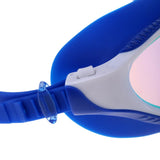 Maxbell Adult Swimming Goggles Glasses Anti Fog UV Protection with Case Dark Blue