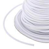 Maxbell 4mm Elastic Bungee Rope Shock Cord Tie Down Boats Trailers 50m White