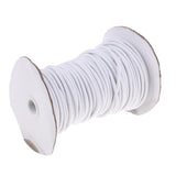 Maxbell 4mm Elastic Bungee Rope Shock Cord Tie Down Boats Trailers 50m White