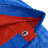 Maxbell Blue Orange Waterproof PE Tarpaulin Tarp Heavy Duty Reinforced Corner 3 x 4 m