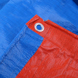 Maxbell Blue Orange Waterproof PE Tarpaulin Tarp Heavy Duty Reinforced Corner 3 x 4 m