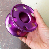 Maxbell Aluminum Scuba Diving Dive Finger Spool Snorkeling Guide Line Reel Purple