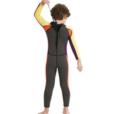 Maxbell 2.5mm Neoprene Kids Full Body Long Sleeve Diving Swimming Suit L Army green