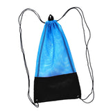 Maxbell Mesh Drawstring Bag for Scuba Diving Snorkel Fins Goggles Mask M Black