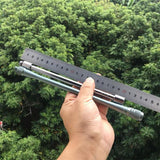 Maxbell Aluminum Alloy Screw Type Gas Lantern Pole Extension Pole Outdoors 20.5cm
