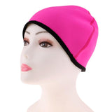 Maxbell 2mm Neoprene Beanie Hat Super Stretchy Warm Waterproof M 55 to 59cm Rose