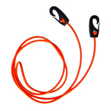 Maxbell Replacement Elastic Shock Cord Bungee Rope with Hooks for Kayak Boat Orange