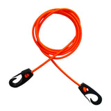 Maxbell Replacement Elastic Shock Cord Bungee Rope with Hooks for Kayak Boat Orange