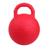Maxbell Heavy Duty Horse Pony Dog Chew Jolly Ball, Rubber Play Training Toy Green