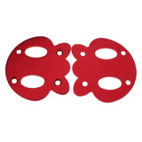 Maxbell 2pcs Skateboard Longboard Pad Replacement Washers Skateboard Parts Red