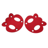 Maxbell 2pcs Skateboard Longboard Pad Replacement Washers Skateboard Parts Red