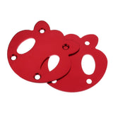 Maxbell 2pcs Skateboard Longboard Pad Replacement Washers Skateboard Parts Red