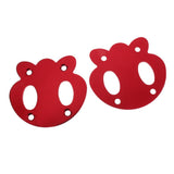 Maxbell 2pcs Skateboard Longboard Pad Replacement Washers Skateboard Parts Red