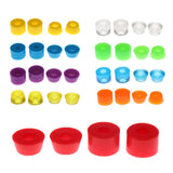 Maxbell 2 Longboard Skateboard Truck Kit Bushings 90A for 2Trucks Red