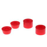 Maxbell 2 Longboard Skateboard Truck Kit Bushings 90A for 2Trucks Red