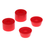 Maxbell 2 Longboard Skateboard Truck Kit Bushings 90A for 2Trucks Red