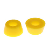 Maxbell 2 Longboard Skateboard Truck Kit Bushings 90A for 2Trucks Yellow