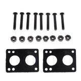 Maxbell Skateboard Shock Riser Pads Longboard Hardware Screw Set  6mm Pad+35mm Nail