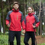 Maxbell Women 2 in 1 Sport Ski Winter Jacket with Fleece Liner Jacket XL Red