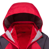 Maxbell Women 2 in 1 Sport Ski Winter Jacket with Fleece Liner Jacket XL Red